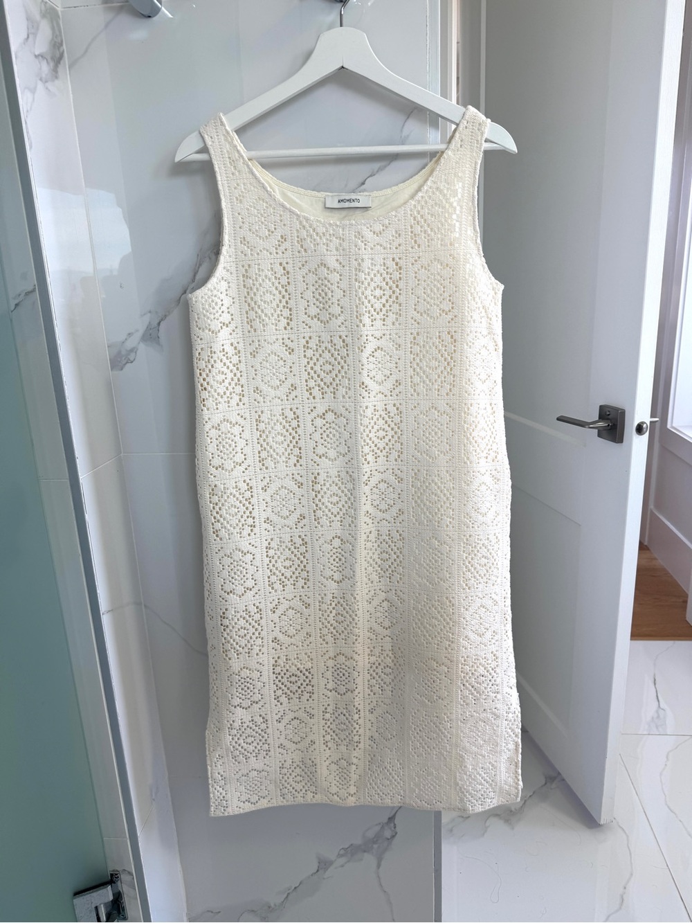 🫧 Amomento Crochet Midi Dress